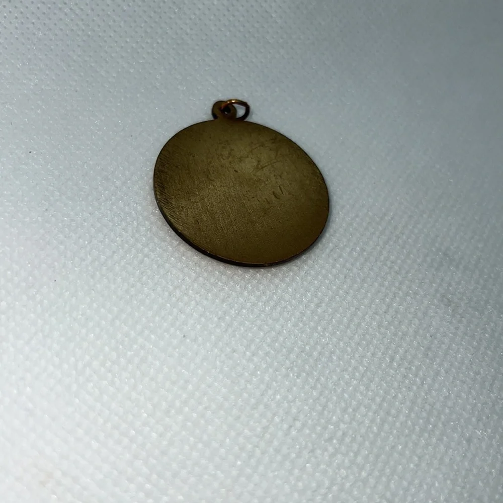 SCROLL / DIPLOMA PENDANT NECKLACE MEDAL BRONZE TONE CHARM